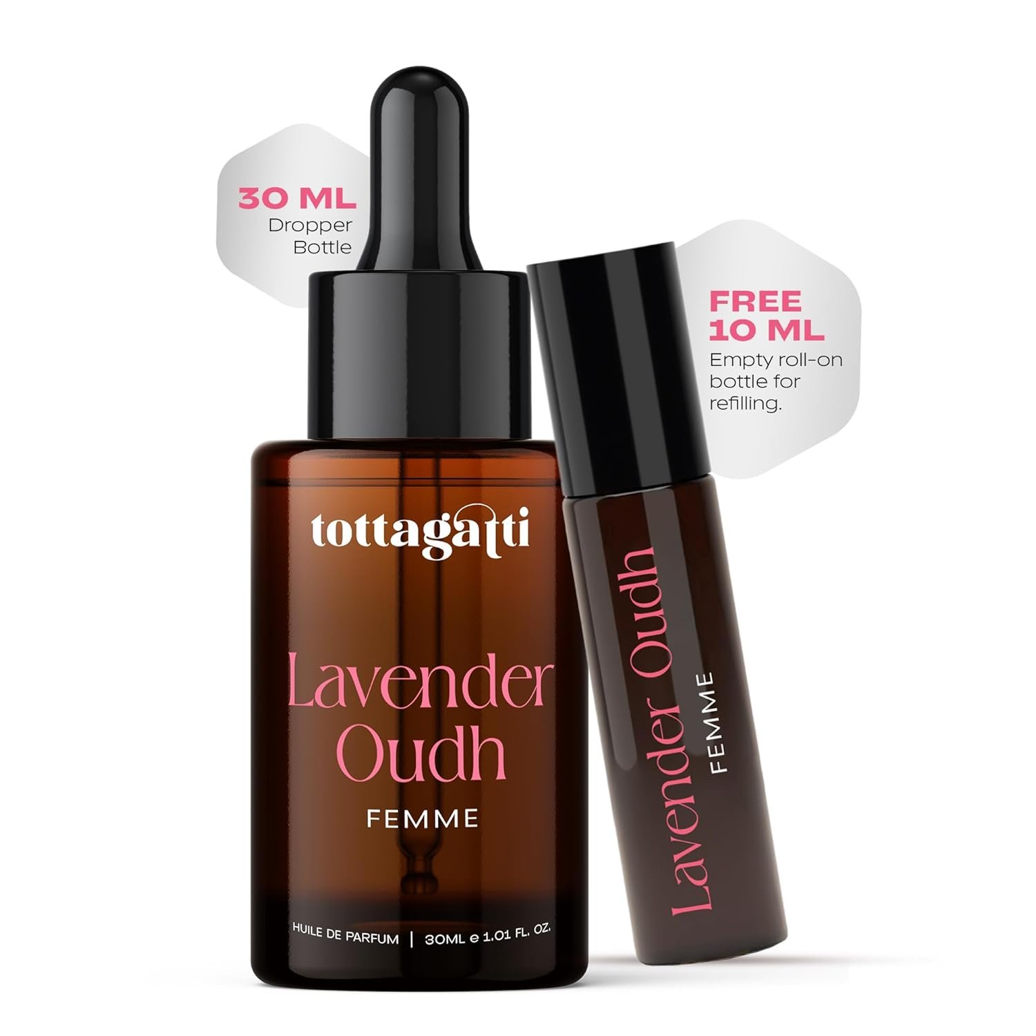 Lavender_Oudh_1 TOTTAGATTI Huile De Parfum's a women's fragrance inspired by "Purple Oud" by LTF